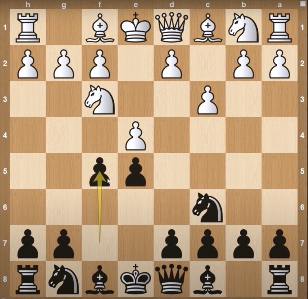 Chessboard on which the pieces are located, traps in the opening
